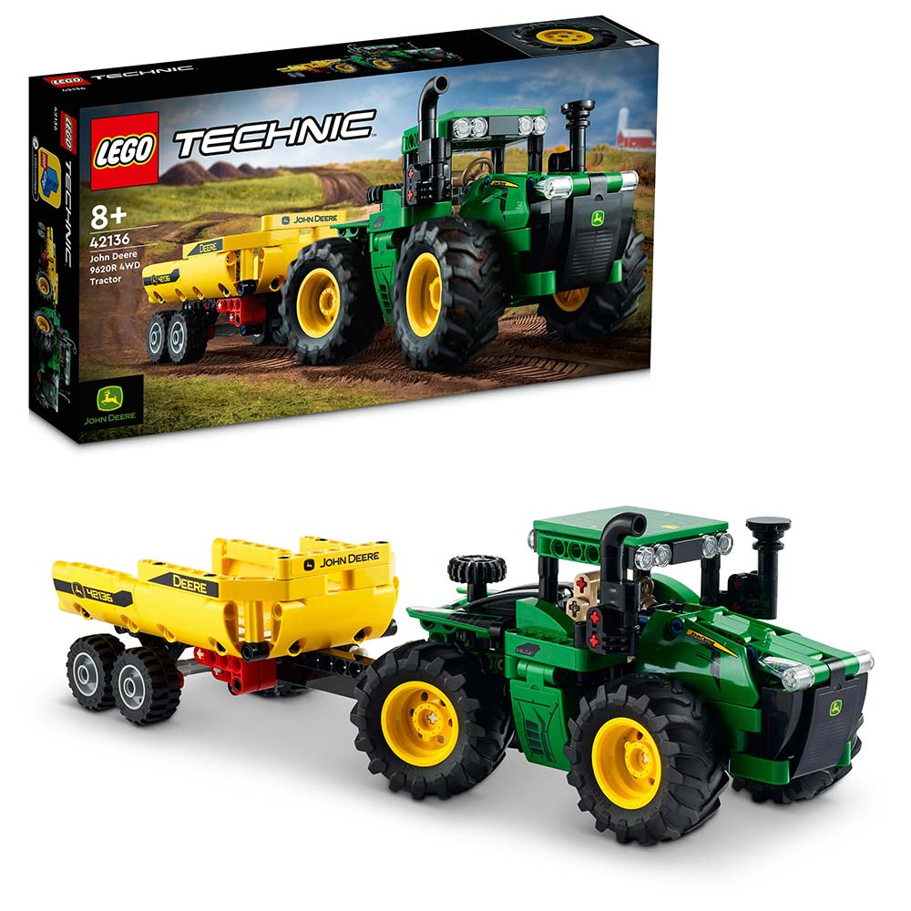 Bild von LEGO Technic John Deere 9620R 4WD Tractor (42136)