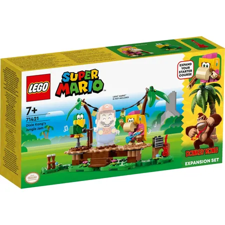 Bild von LEGO® Dixie Kongs Dschungel-Jam – Erweiterungsset (71421), LEGO® Super Mario Konstruktionsspielsteine, (174 St), Made in Europe