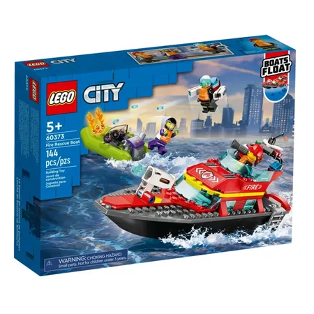 Bild von LEGO® Feuerwehrboot (60373), LEGO® City Konstruktionsspielsteine, (144 St), Made in Europe