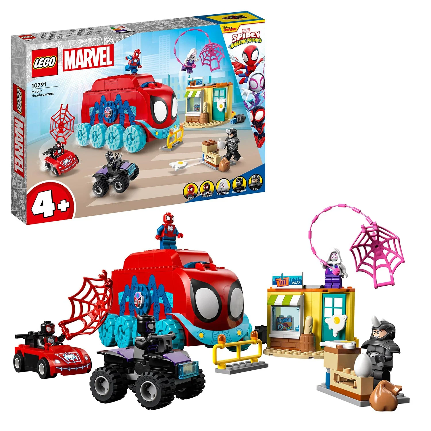 Bild von LEGO Marvel Spidey and His Amazing Friends - Team Spidey's Mobile Headquarters (10791)