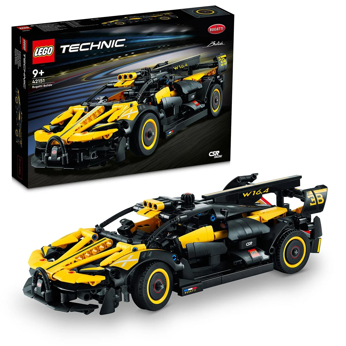 Bild von LEGO® Bugatti-Bolide (42151), LEGO® Technic Konstruktionsspielsteine, (905 St), Made in Europe