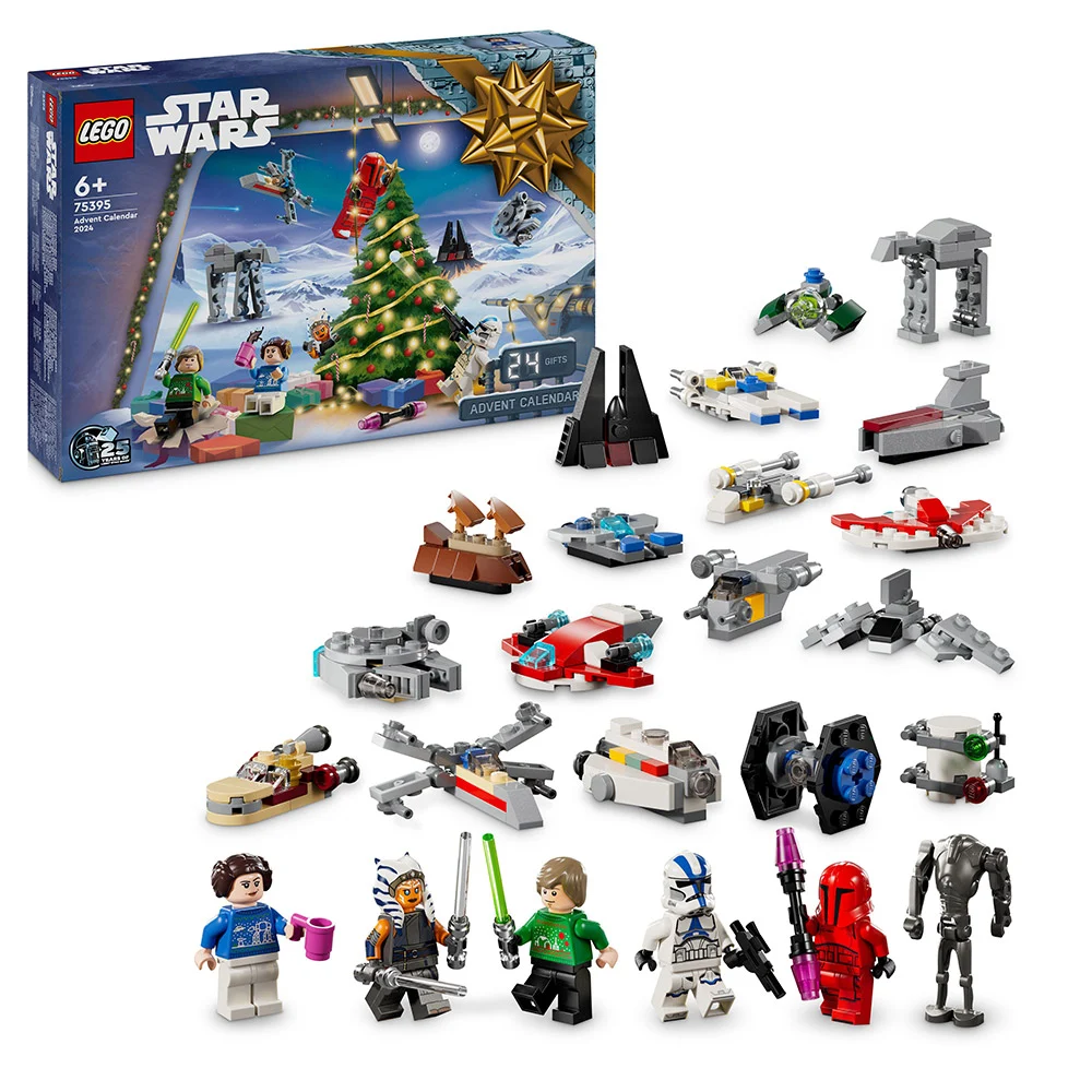 Bild von LEGO® Star Wars 75395 LEGO® Star Wars™ Adventskalender 2024 Spielbausteine, (Set, 368 St., Set)