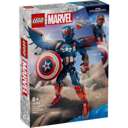 Bild von LEGO® New Captain America Baufigur (76296), LEGO Super Heroes Konstruktionsspielsteine, (359 St), Made in Europe