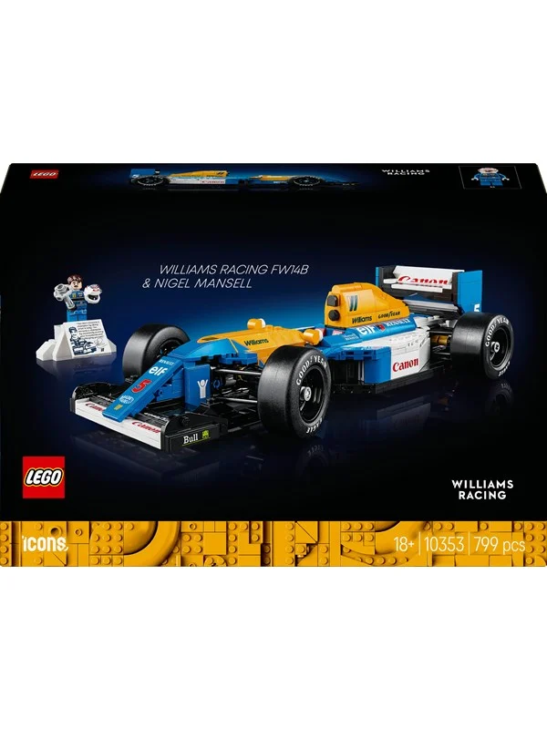 Bild von 10353 Icons Williams Racing FW14B mit Nigel Mansell, Konstruktionsspielzeug