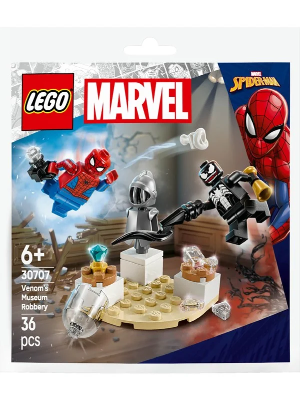 Bild von LEGO® LEGO Marvel Super Heroes Venoms Museumsraub, Konstruktionsspielsteine, (27 St)