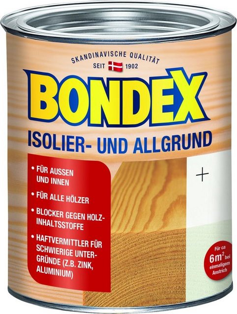 Bild von Bondex Isoliergrundierung Bondex Isolier- und Allgrund 750 ml weiß