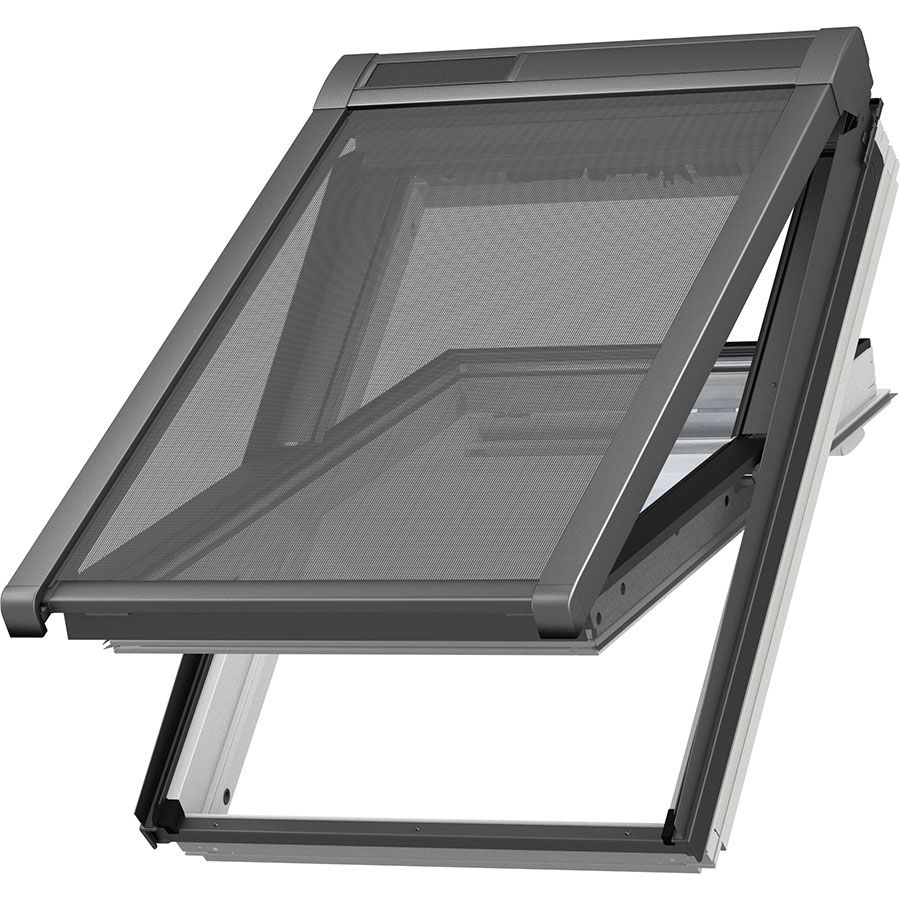 Bild von Original VELUX Hitzeschutzmarkise Markise mit Haltekrallen PG: Standard MH 109 5060 / Netz schwarz passgenau für VL VL-PU VH VT 107 109 // MH 109 5060