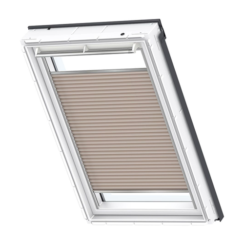 Bild von VELUX Wabenplissee Uni Beige 1155 – Ideal für Ihre Dachfenster