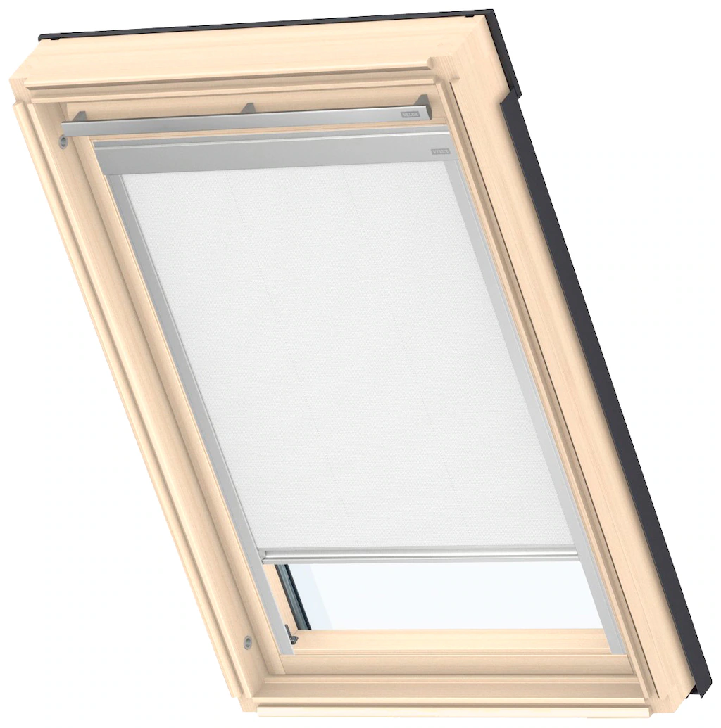Bild von Verdunklungsrollo DBL C02 4288, VELUX, verdunkelnd, ohne Bohren, in Führungsschienen, VELUX »Pick & Click!«, alufarbene Führungsschienen & Griffleiste