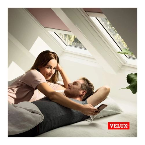 Bild von VELUX Verdunkelungsrollo Uni Orange 4564 – Perfekte Verdunkelung für Dachfenster