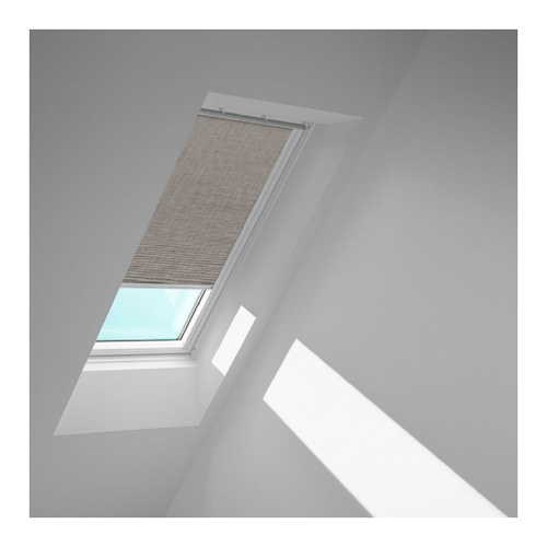 Bild von VELUX Rollo Grau 4161, 55x118 cm (CK06), Elektro - Ideal für Komfort und Privatsphäre