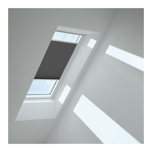 Bild von VELUX Plissee Graphit 1274 - Eleganz und Funktionalität vereint