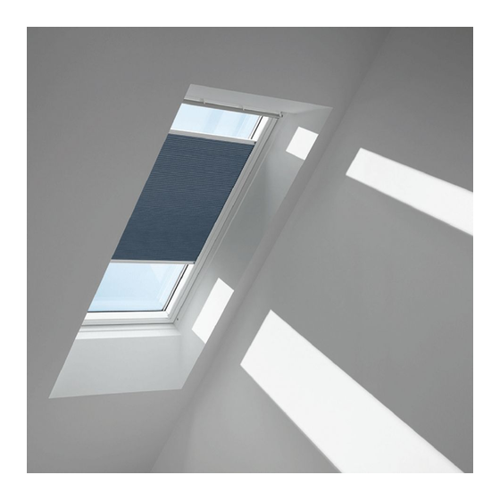 Bild von VELUX Wabenplissee Schiefergrau – Praktischer Sicht- und Sonnenschutz