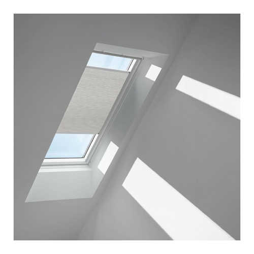 Bild von VELUX Wabenplissee Lichtgrau 1172 – 94x140 cm (PK08)