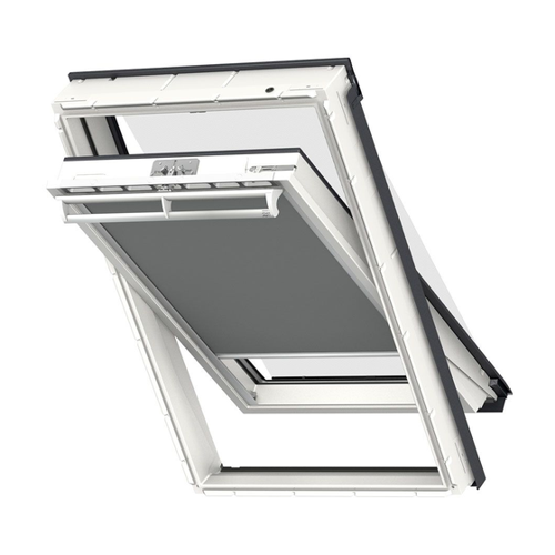 Bild von VELUX Vorteils-Set Hitzeschutz Plus DOP Manuell Uni Grau/Schwarz 0705