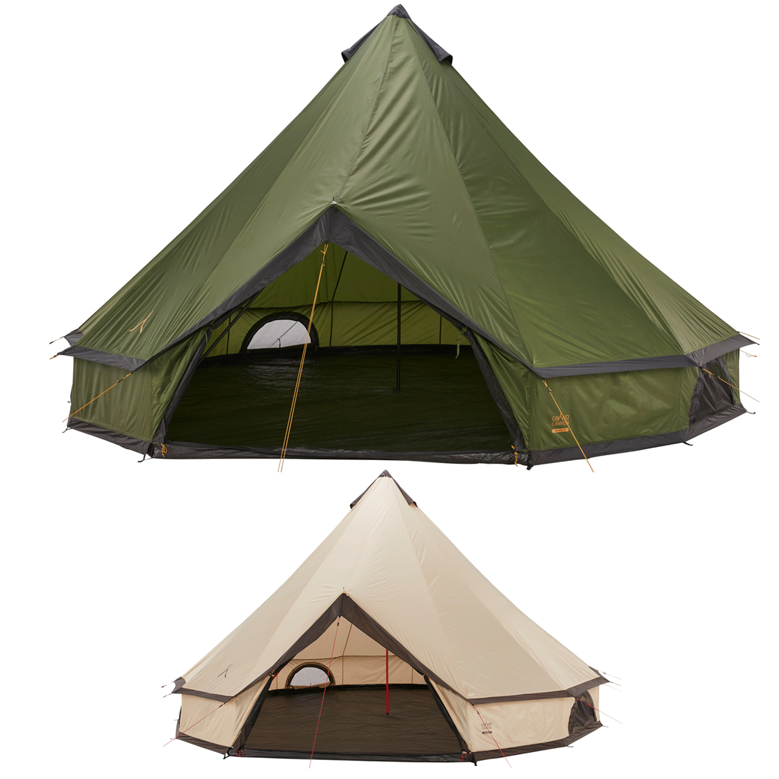 Bild von GRAND CANYON Indiana 10 Personen Rund Zelt Familien Gruppenzelt Tipi Wigwam Groß Farbe: Mojave Desert