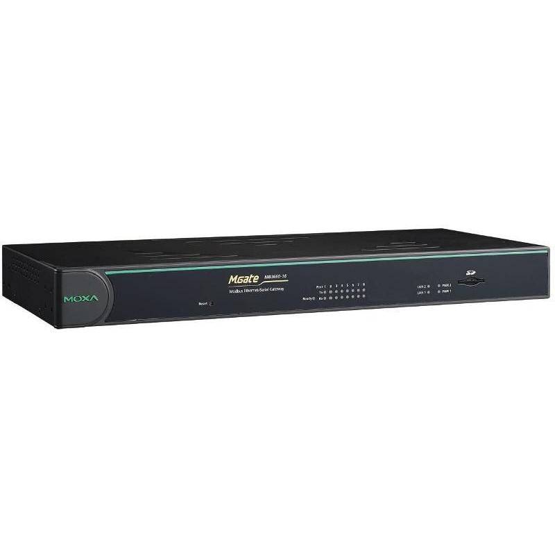 Bild von Moxa Modbus Gateway Advanced. 8 Port Rs-232/422/48 MGATE MB3660-8-2DC (8 Ports), Netzwerk Switch
