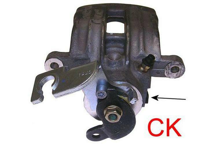 Bild von NK 2145220 Bremssattel Bremszange Aluminium Hinterachse rechts, vor der Achse TOYOTA: Corolla VIII Saloon