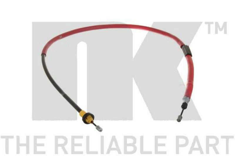Bild von NK 9039112 Handbremsseil Bremsseil, Seilzug Feststellbremse 1323/1210 Scheibenbremse RENAULT: Modus / Grand Modus, CLIO 3
