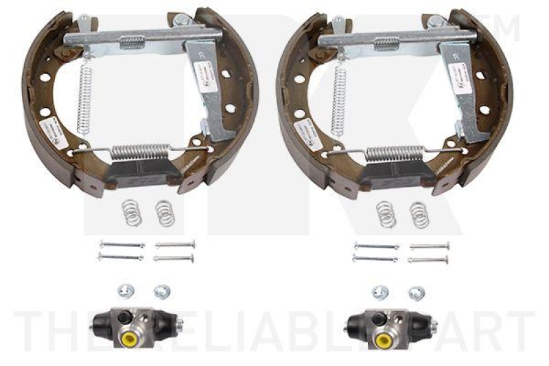 Bild von NK Bremsensatz, Trommelbremse 449952004 40 VOLKSWAGEN: Polo IV Schrägheck, Polo V Schrägheck, GOLF 2, SEAT: Ibiza 3 Schrägheck, Mii, Arosa