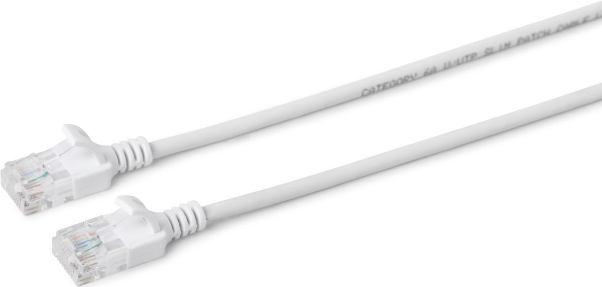 Bild von MicroConnect V-UTP6A05W-SLIM Netzwerkkabel 5 m Cat6a U/UTP (UTP) Weiss (U/UTP, CAT6a, 5 m), Netzwerkkabel