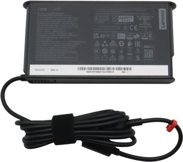 Bild von Lenovo AC-Adapter Slim 170 Watt 20V 3 Pin (170 W), Notebook Netzteil, Schwarz