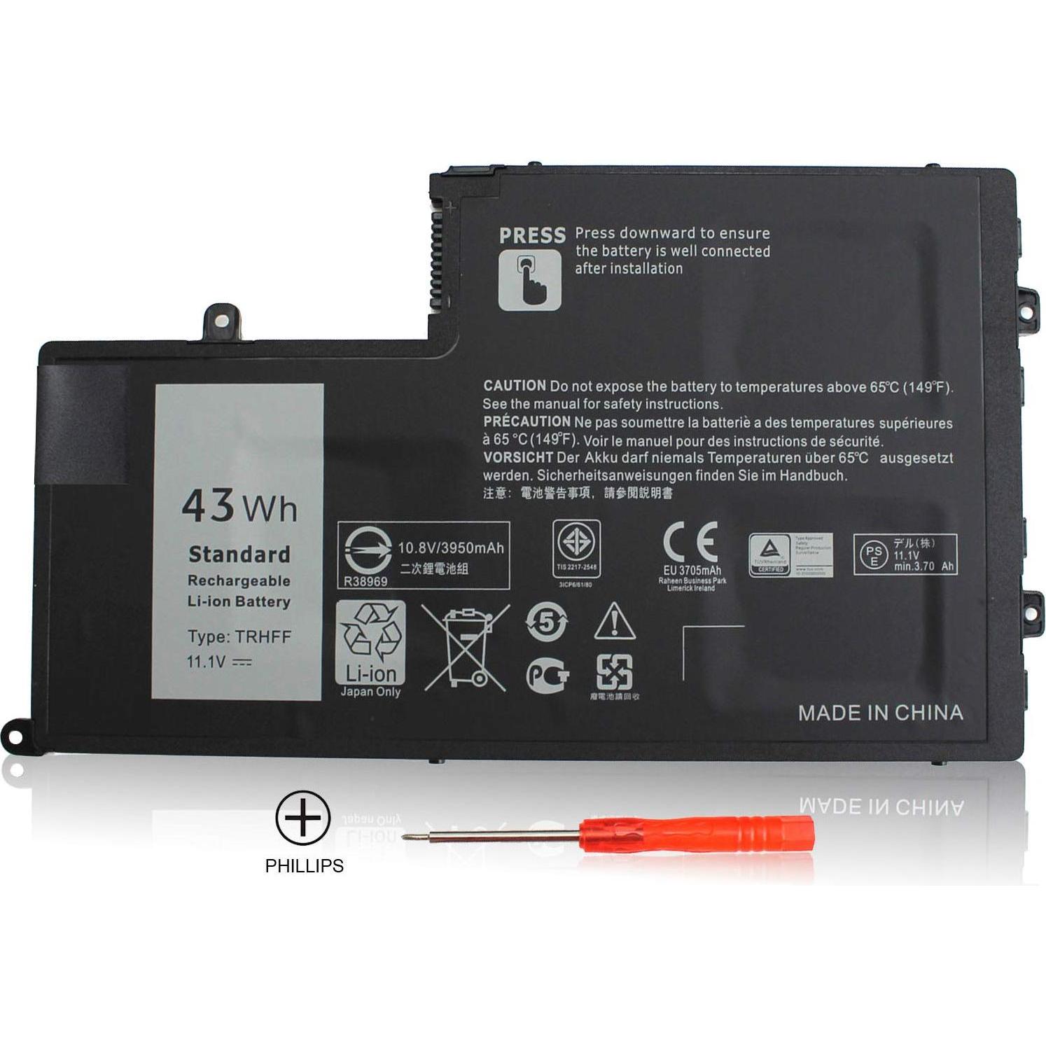 Bild von Dell Battery, 43WHR, 3 Cell (3 Zellen), Notebook Akku