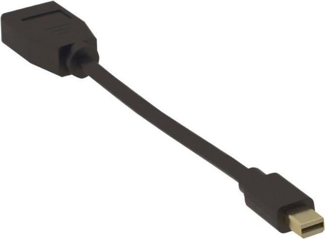 Bild von MicroConnect - DisplayPort-Adapter - Mini DisplayPort (M) zu DisplayPort (W) - DisplayPort 1,2 - 15cm - bi-direktional, unterstützt 4K 60 Hz (4096 x 2160) - Schwarz (MDPDP-4K)