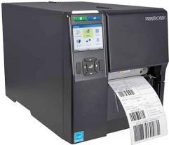 Bild von Printronix T42X4, 8 Punkte/mm (203dpi), USB, RS232, Ethernet Etikettendrucker, Thermotransfer, Auflösung: 8 Punkte/mm (203dpi), Medienbreite (max): 120mm, Druckbreite (max.): 104mm, Rollendurchmesser (max.): 203mm, Geschwindigkeit (max.): 254mm/Sek., USB (Typ A, Typ B), RS232, Ethernet, Black Mark Sensor, Gap Sensor, inkl.: Netzteil (intern), Netzkabel (EU) (T42X4-200-0)
