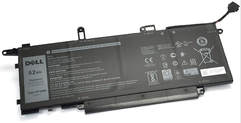 Bild von Dell Battery, 52WHR, 4 Cell (4 Zellen, 52 mAh), Notebook Akku