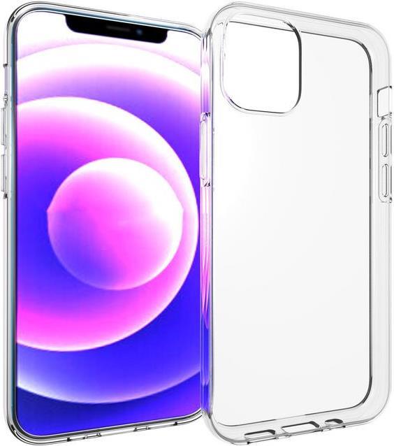 Bild von eSTUFF - Hintere Abdeckung für Mobiltelefon - Thermoplastisches Polyurethan (TPU) - klar - für Apple iPhone 13 mini (ES67100001)
