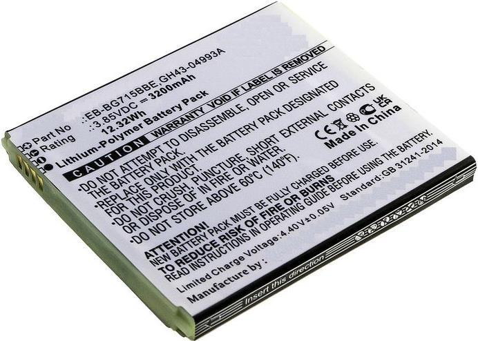 Bild von CoreParts MBXSA-BA0193 - Akku - Samsung - Galaxy Xcover Pro - SM-G715 - SM-G715U - SM-G715FN/DS - Schwarz - Weiß - Lithium Polymer (LiPo) - 3200 mAh (MBXSA-BA0193)