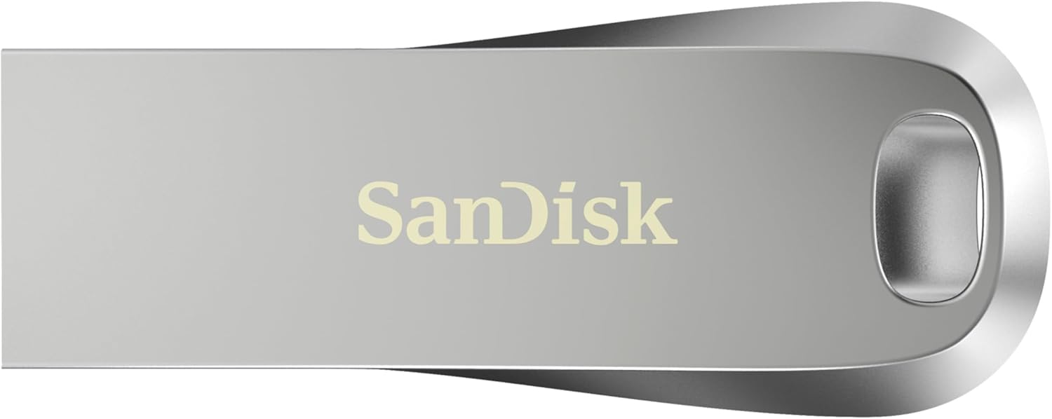 Bild von SanDisk Ultra Luxe USB 3.2 Flash-Laufwerk 128 GB (USB 3.2 Gen 1- und USB 3.0-fähig, 400 MB/s, Passwortschutz, Software zur Datenwiederherstellung)