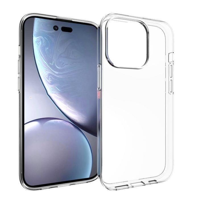 Bild von eSTUFF ES67100006. Etui-Typ: Cover, Markenkompatibilität: Apple, Kompatibilität: iPhone 14 Pro, Maximale Bildschirmgröße: 15,5 cm (6.1 ), Oberflächenfärbung: Monochromatisch, Produktfarbe: Transparent (ES67100006)