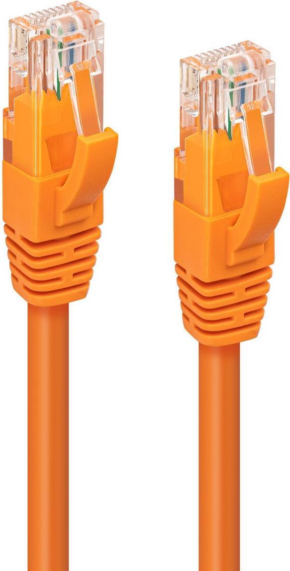 Bild von Microconnect MC-UTP6A01O. Kabellänge: 1 m, Kabelstandard: Cat6a, Kabelschirmung: U/UTP (UTP), Anschluss 1: RJ-45, Anschluss 2: RJ-45, Beschichtung Steckerkontakte: Gold, Datenübertragungsrate: 10000 Mbit/s (MC-UTP6A01O)