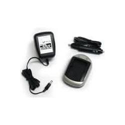 Bild von CoreParts AC+DC Combo Charger (Batteriefachabdeckung), Digitalkamera Zubehör, Schwarz