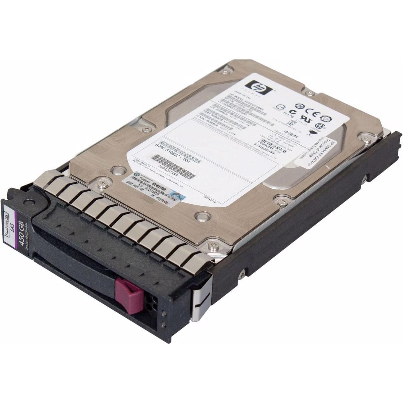 Bild von HPE Enterprise - Festplatte - 450 GB - Hot-Swap - 3.5 LFF (8.9 cm LFF) - SAS 6Gb/s - 15000 U/min - Sonderposten