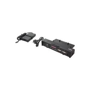 Bild von Dell E-Port Replicator Advanced W/ 130-Watt Power Adapter Cord (Docking Port), Dockingstation + USB Hub, Schwarz