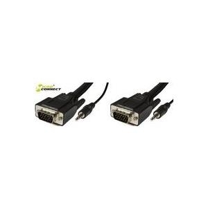 Bild von MicroConnect - VGA-Kabel - HD-15 (VGA), Mini-Stecker (M) zu HD-15 (VGA), Mini-Stecker (M) - 5,0m - Daumenschrauben (MONGG5BMJ)