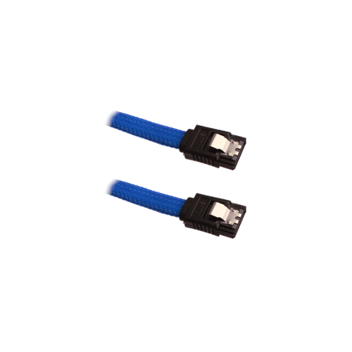 Bild von DUTZO Sleeved SATA-Kabel - Blau - 0.3 m