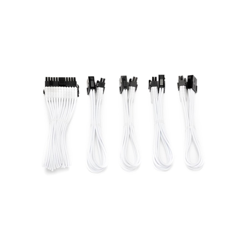 Bild von DUTZO Sleeved Power Extension Cable Kit (v2) - Weiß