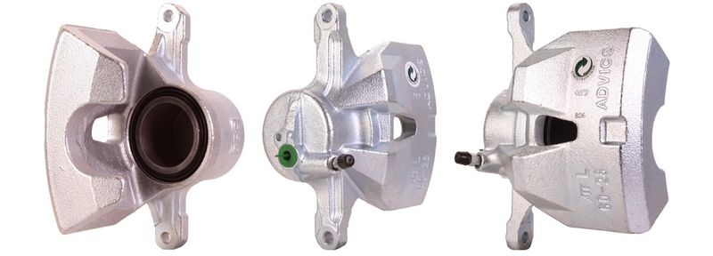 Bild von ELSTOCK 82-1895 Bremssattel Bremszange Gusseisen Vorderachse links, hinter der Achse LEXUS: IS 2