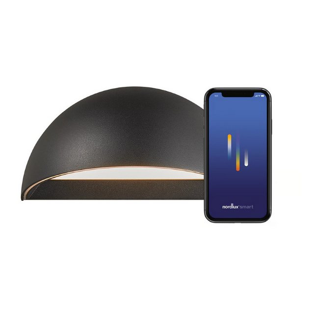 Bild von Nordlux LED Außen-Wandleuchte Arcus Smart Wall, LED fest integriert, Warmweiß, Smart-Home