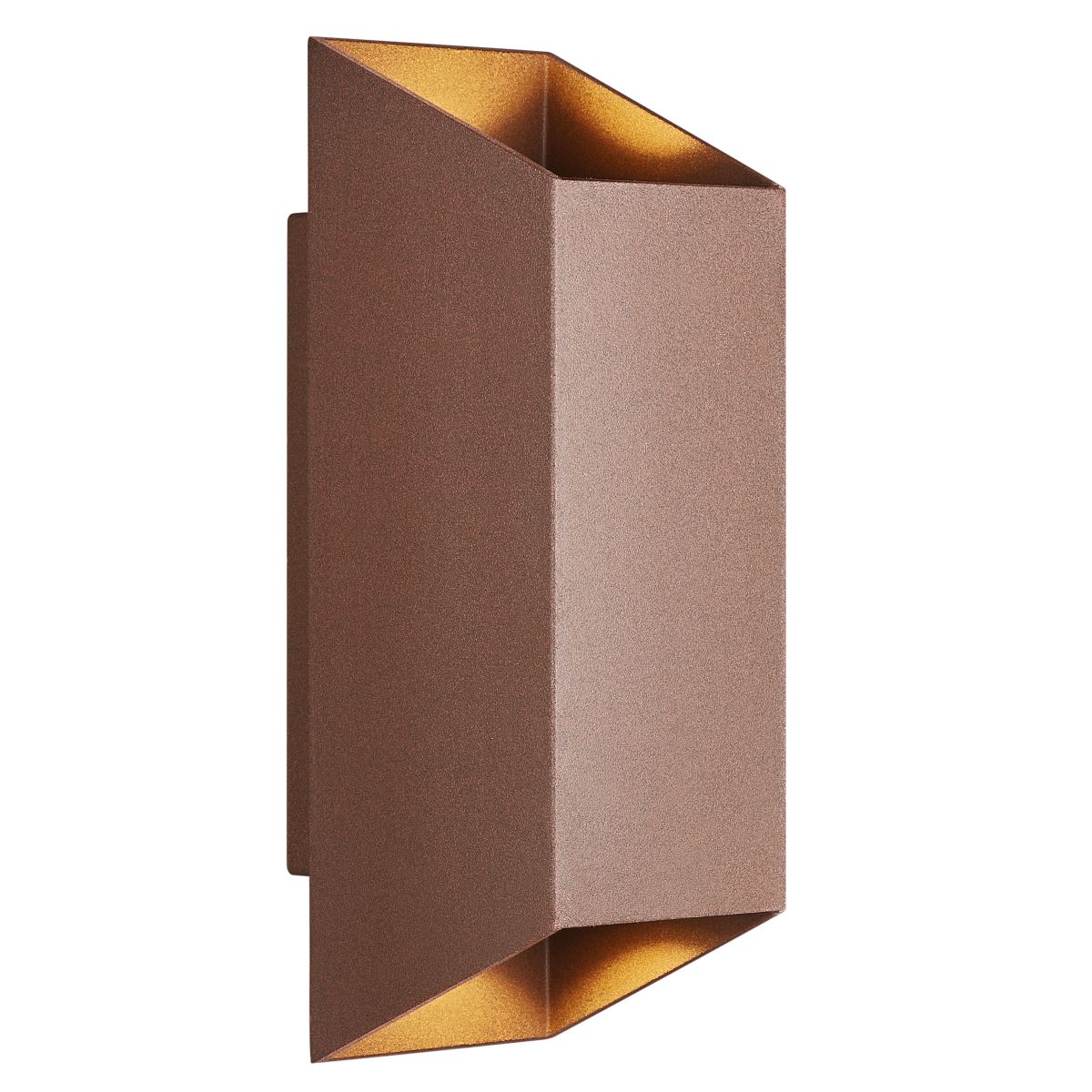 Bild von Nordlux Wandleuchte Nico Square 22 Rostfarbig GU10 2-flammig IP54 braun (2218221009)
