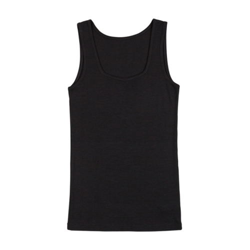 Bild von Joha Women's Tank Top 85/15 - Merinounterwäsche Gr. L Schwarz