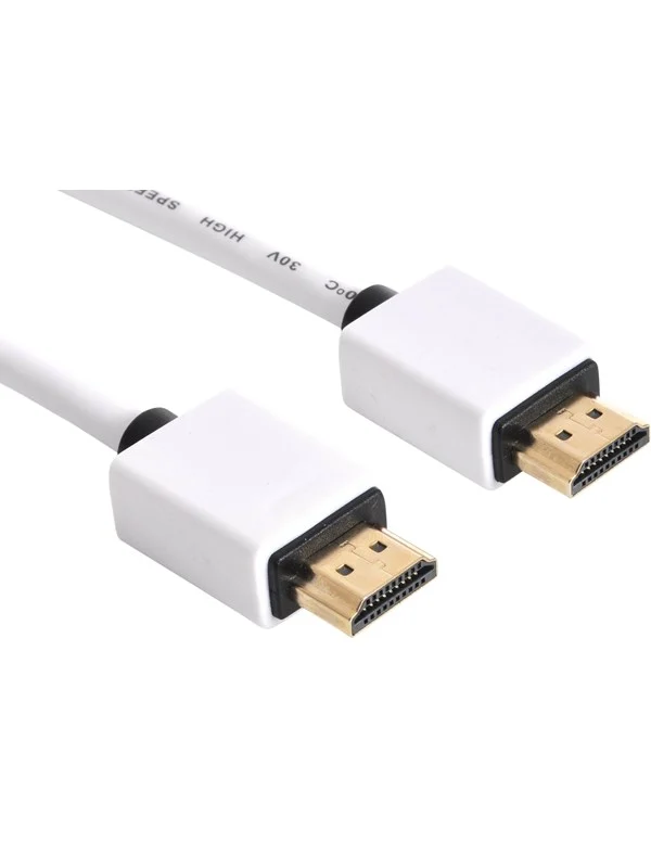 Bild von 2.00m Sandberg HDMI2.0 Anschlusskabel High-Speed mit Ethernet HDMI-Stecker auf HDMI-Stecker Weiß SAVER