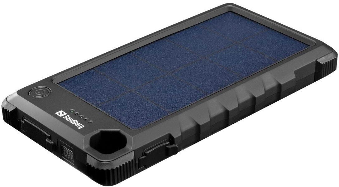 Bild von Sandberg Outdoor Solar Powerbank 10000 Powerbank (Akku) - schwarz - 10000 mAh
