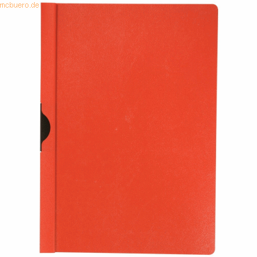 Bild von Q-Connect KF00461 Diverse Mappen Klemmmappe A4 transparent rot