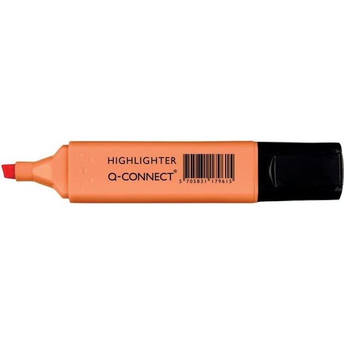 Bild von Q-Connect, Marker, Textmarker pastellorange (Pastellorange, 5 mm)