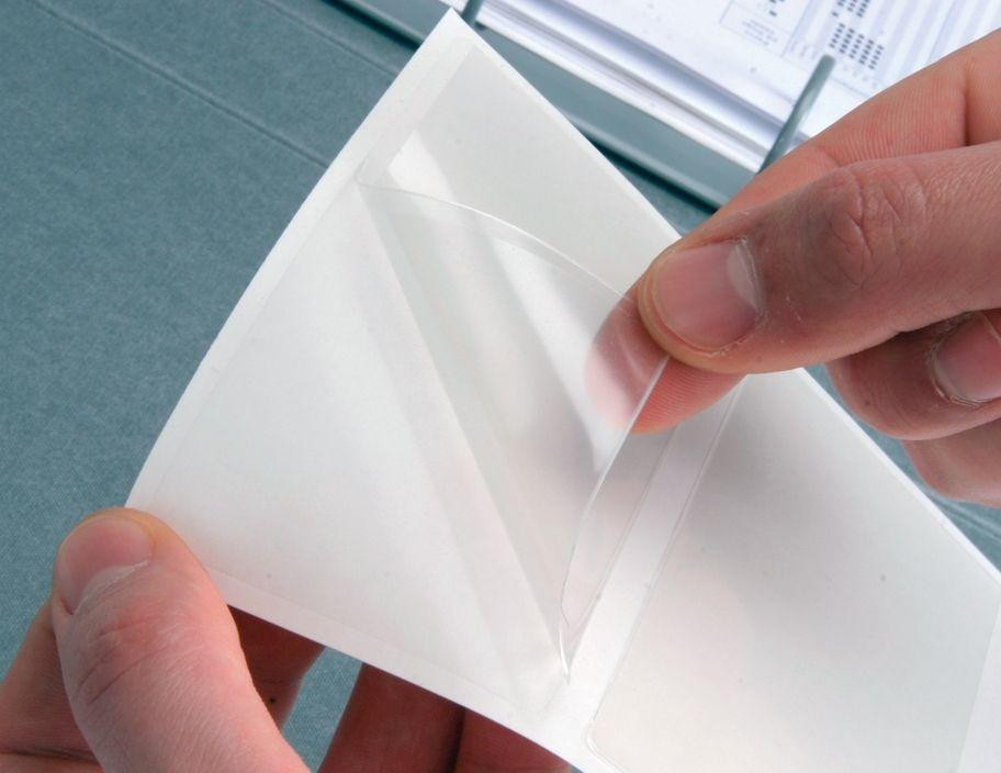 Bild von Q-Connect, Ordner Zubehör, Sichtfenster Label Holders